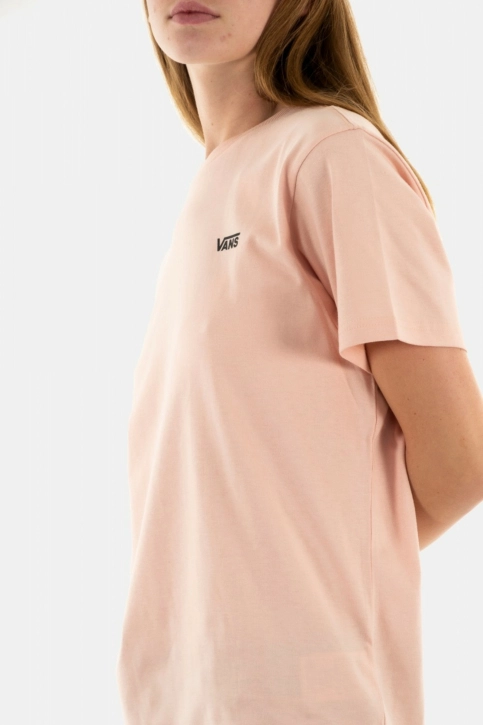 tee shirt vans left chest logo bql1 rose smoke