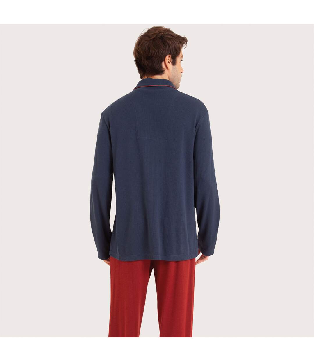 Pyjama long ouvert homme Coton Modal