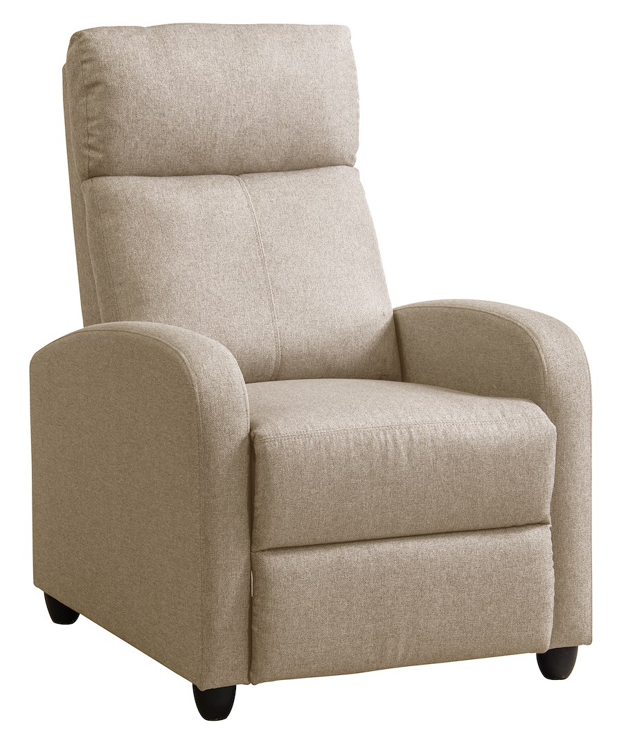 Leon Recliner Tekstil Neve 16 Capuchino med pushback mekanisme