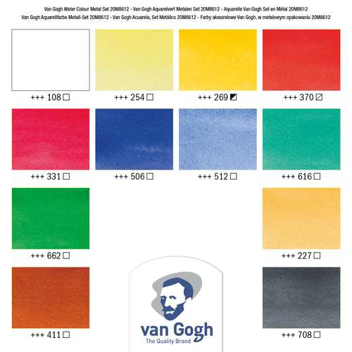 Talens VAN GOGH Aquarellfarben im Metallkasten