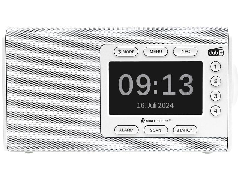 soundmaster DAB  Radio DAB900WE Weiss DAB  Radio mit grossem Farbdisplay