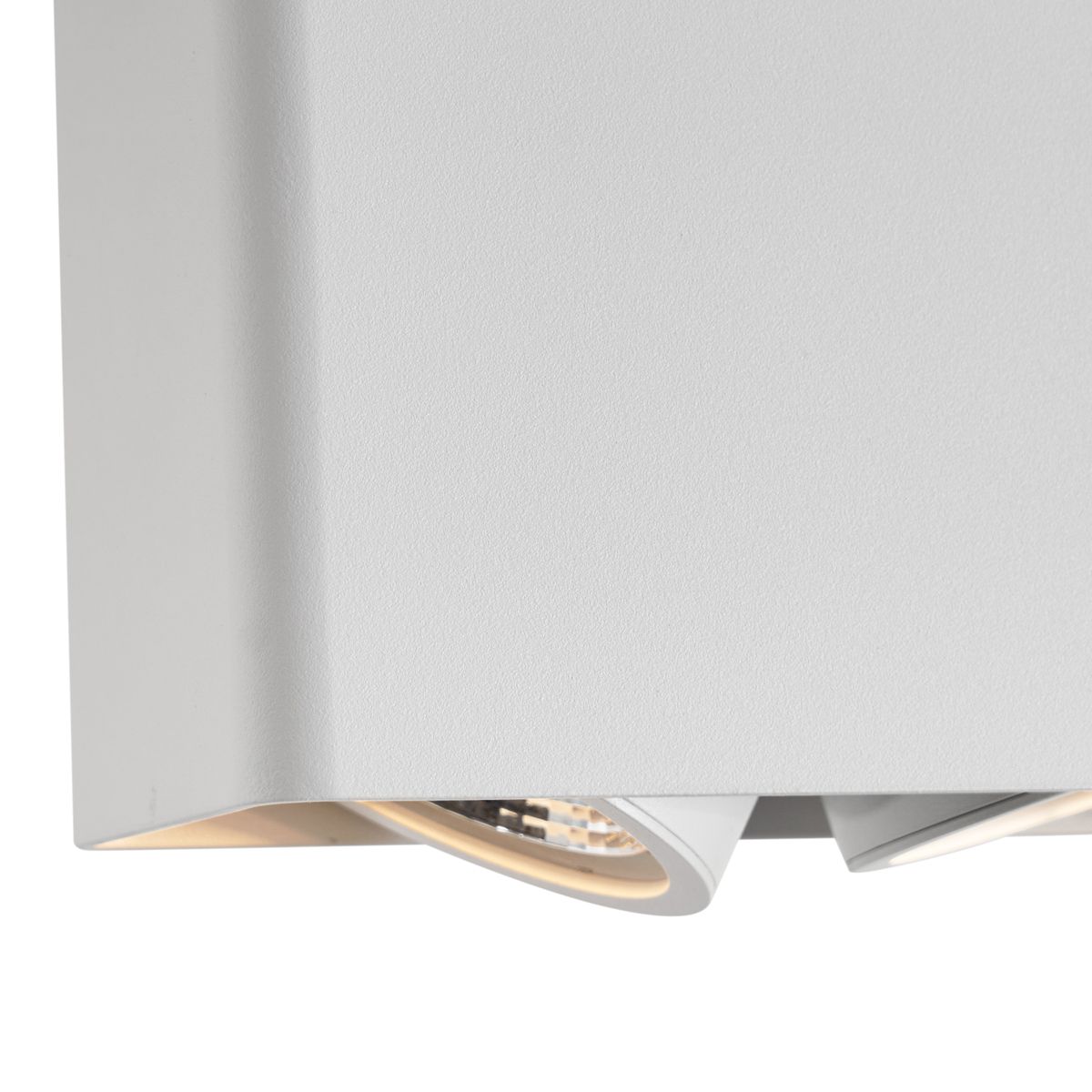 Design opbouwspot wit GU10 70mm 2-lichts draai- en kantelbaar - Vox