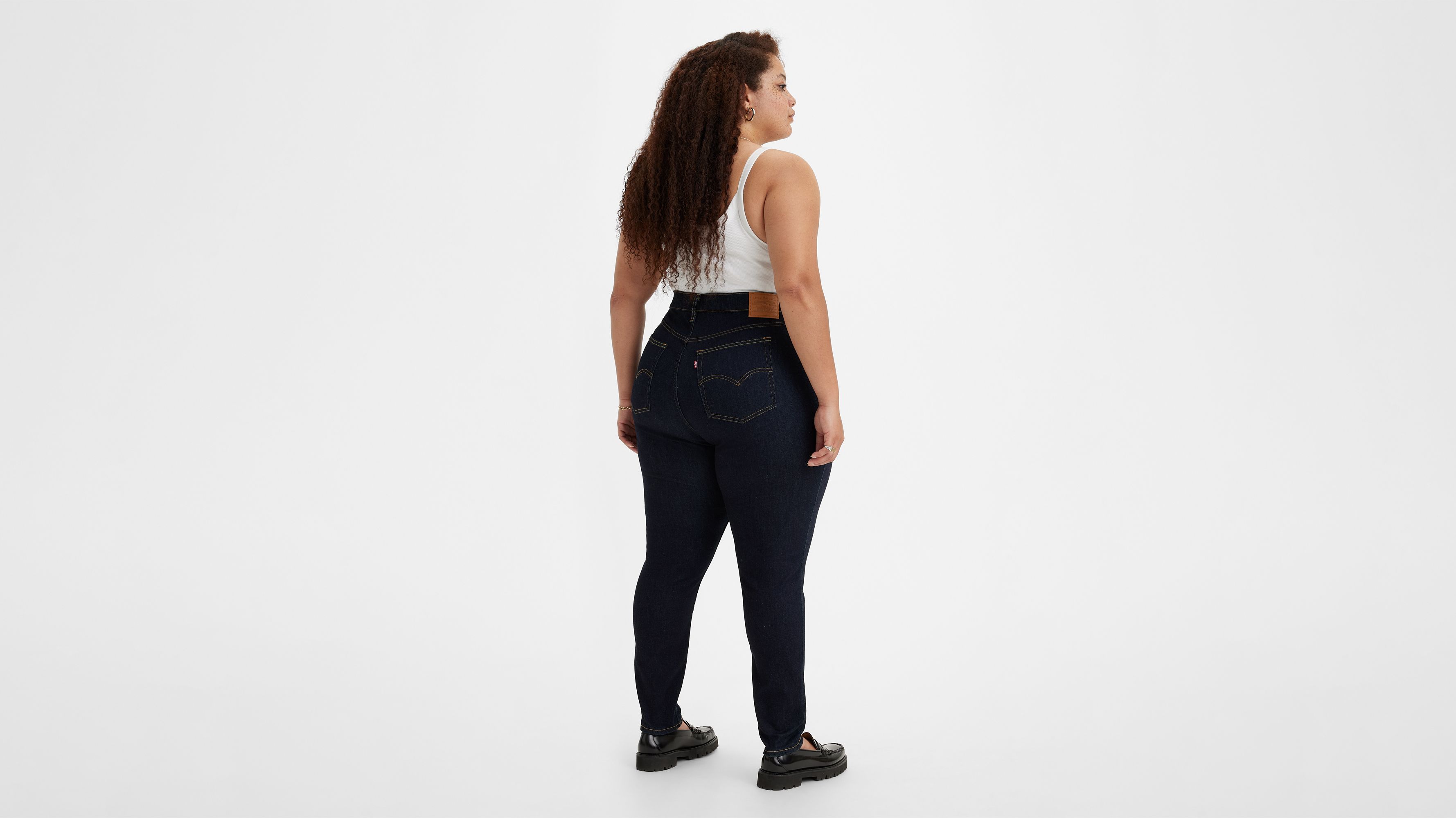 Jean 721 taille haute skinny (grandes tailles) - Dark Indigo Rinse - Bleu