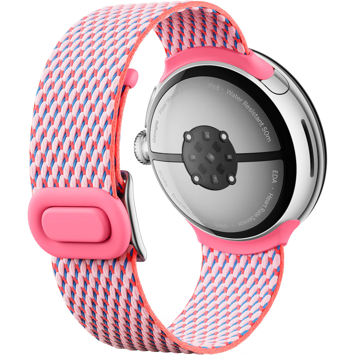 Google Pixel Watch 3 41 mm Wowen Band (rosa)