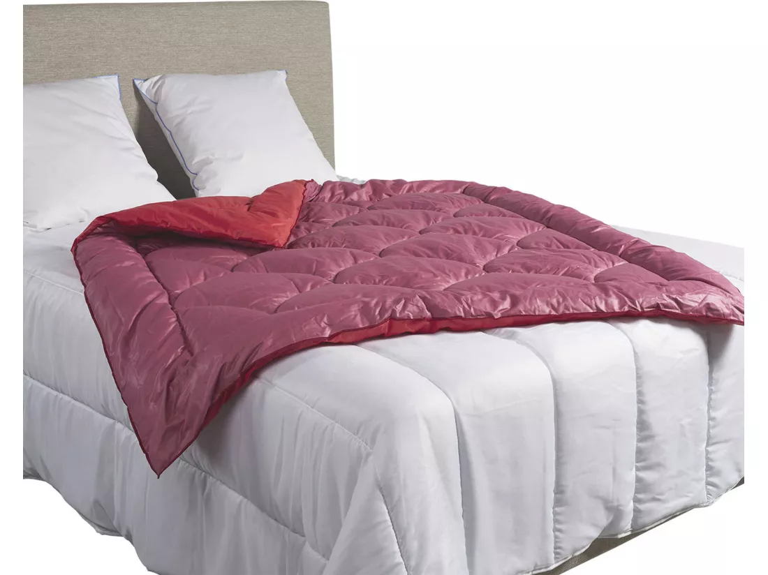 Édredon gonflant bicolore cerise-violet Terre de Nuit 150x170