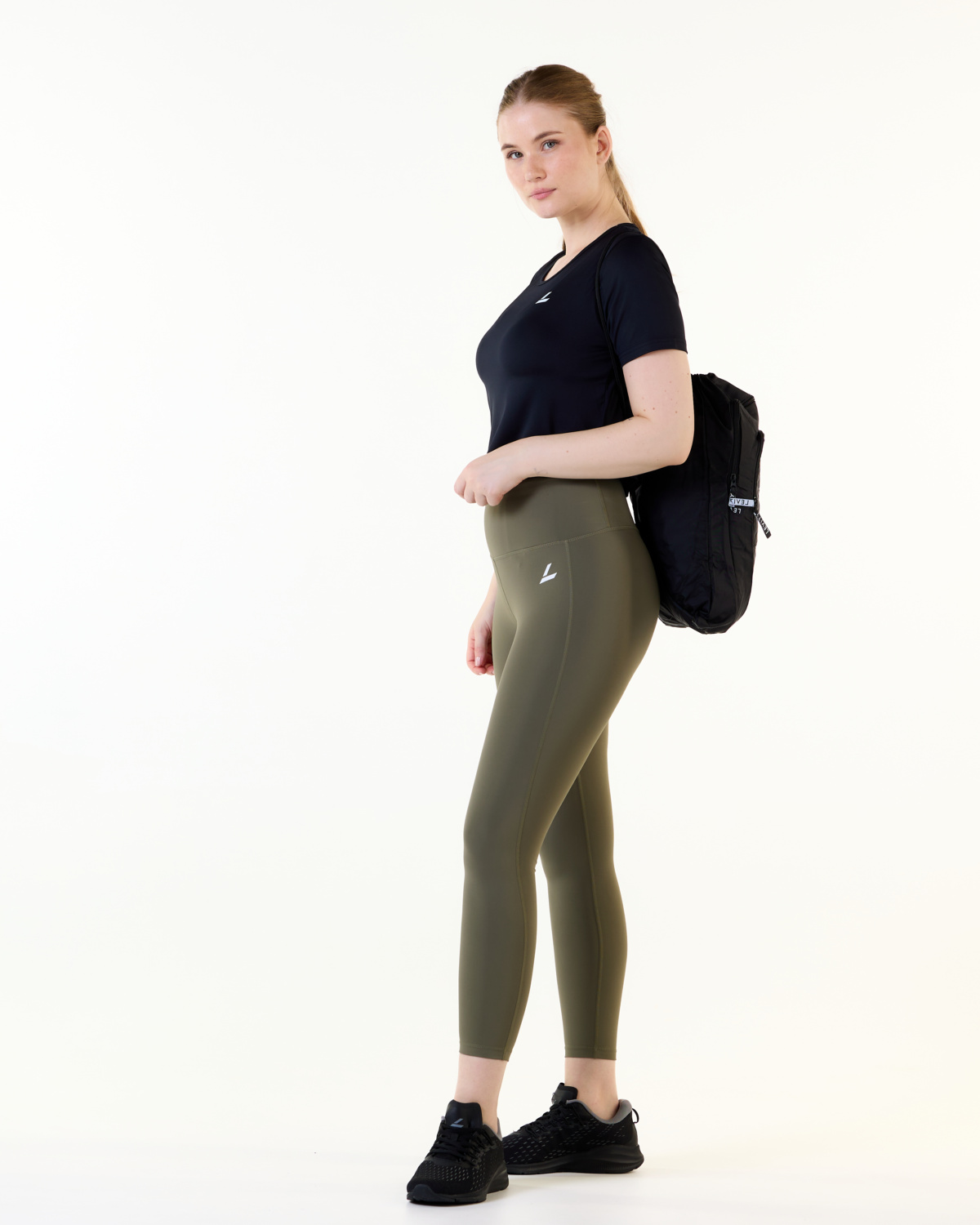 LEVITY Magnify Scrunch Tights 7\8 2.0 Green Olive