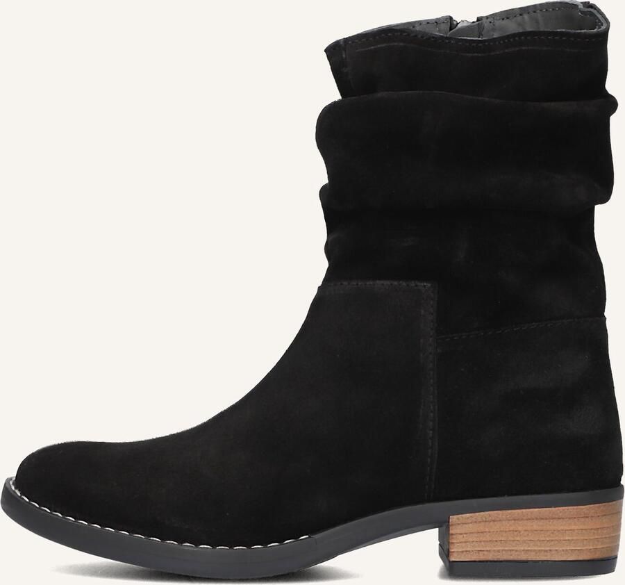 Hip H1738 Enkellaarsjes Enkelboots met rits Meisjes Kids Zwart