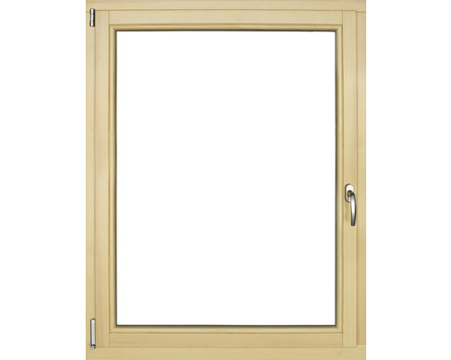 Houten raam, grenen, gelakt, 480x630 mm, DIN links