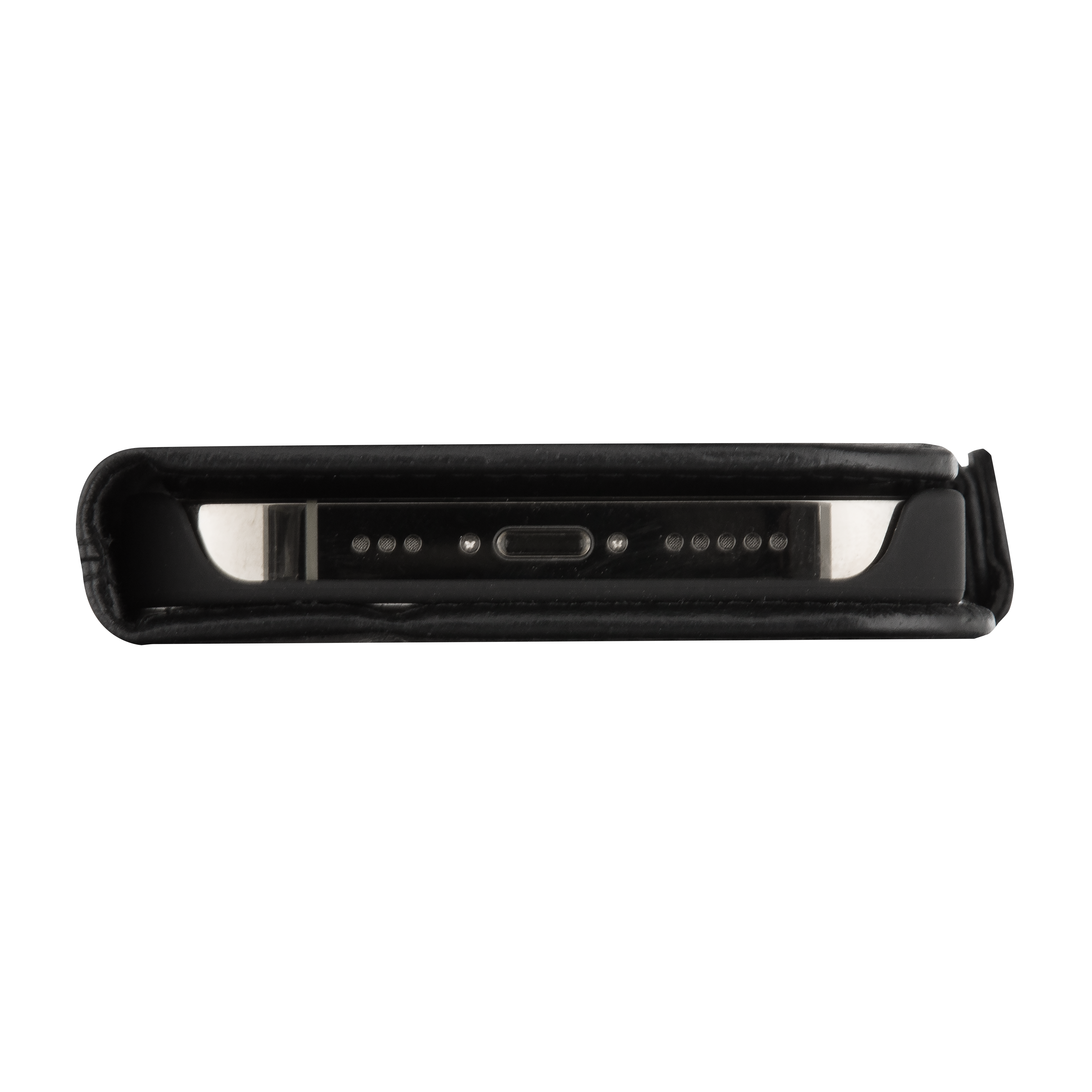 iPhone 15 Pro Max Echtleder Tasche mit RFID Schutz Copenhagen (CO67GTBL1864) - Schwarz