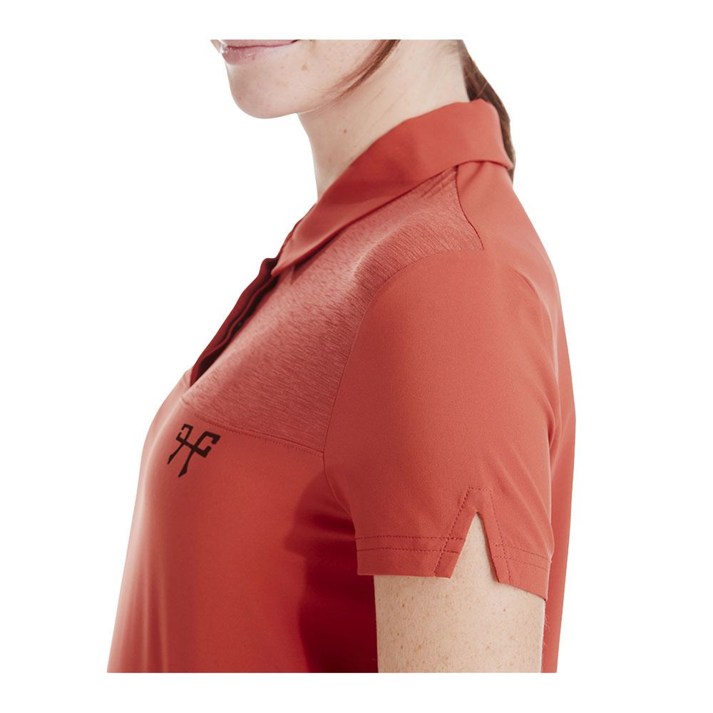 Horse Pilot ARIIA - Polo Femme terracotta