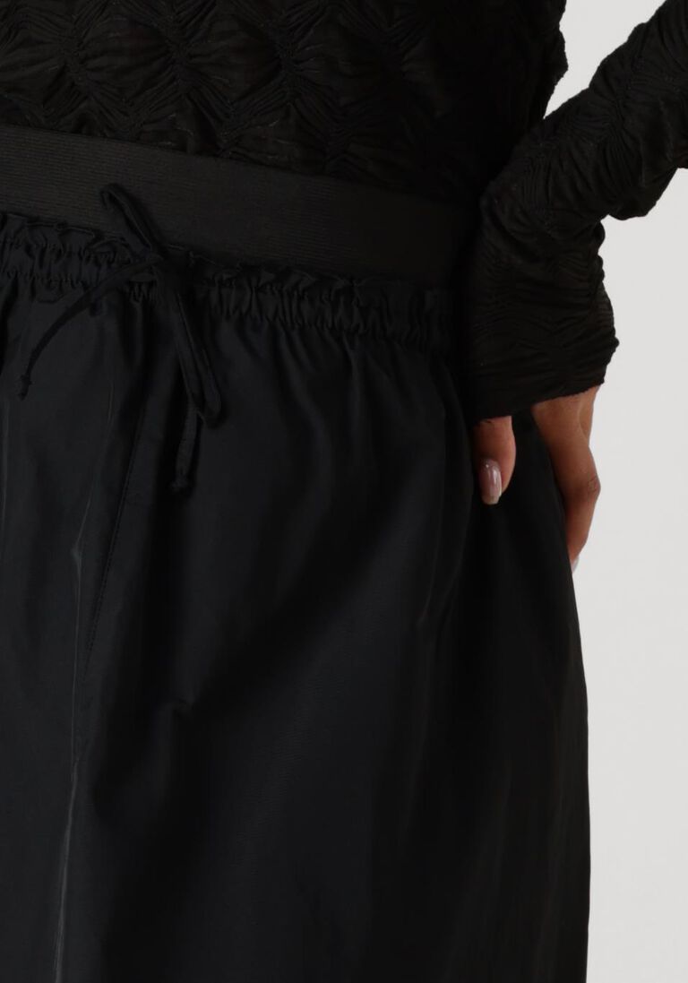 zwarte summum midirok skirt taft