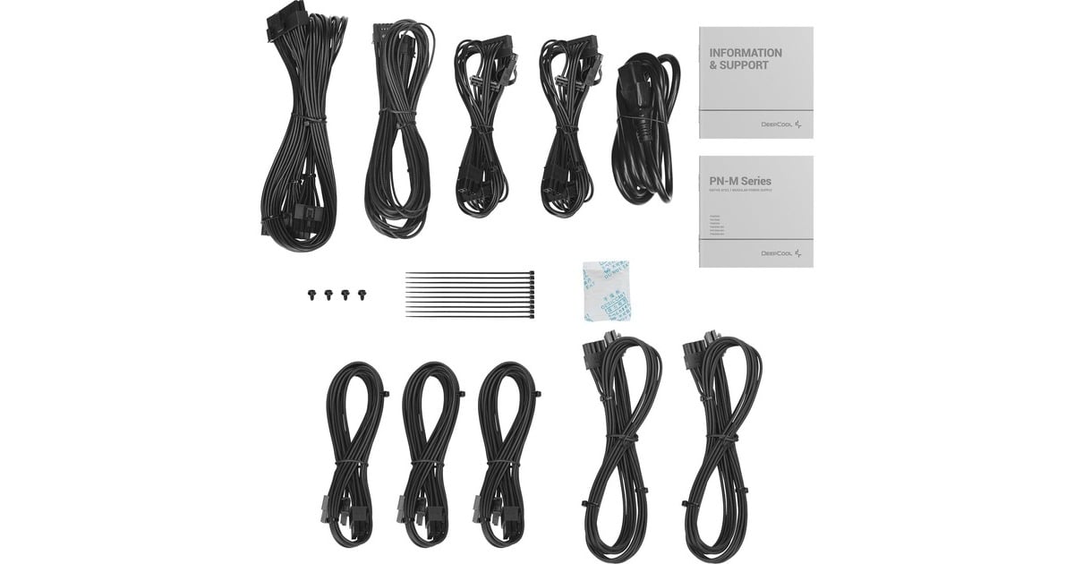 DeepCoolPN650M modulaire 650 watt voeding   (Zwart, 3x PCIe)
