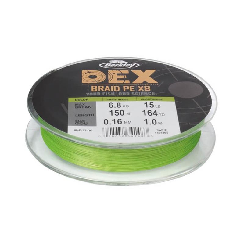 Tresse Berkley Dex Braid X8 Chartreuse - 300M
