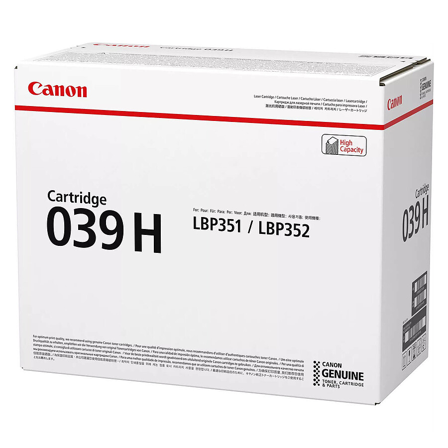 Canon 039H - Noir