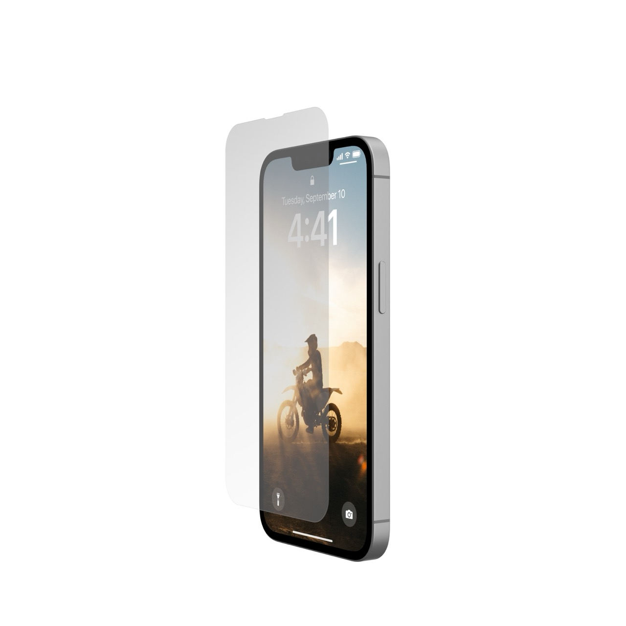 iPhone 16e Shield Plus Antibakterielles Panzer Glas Case Friendly   Montagerahmen (14437311NA)