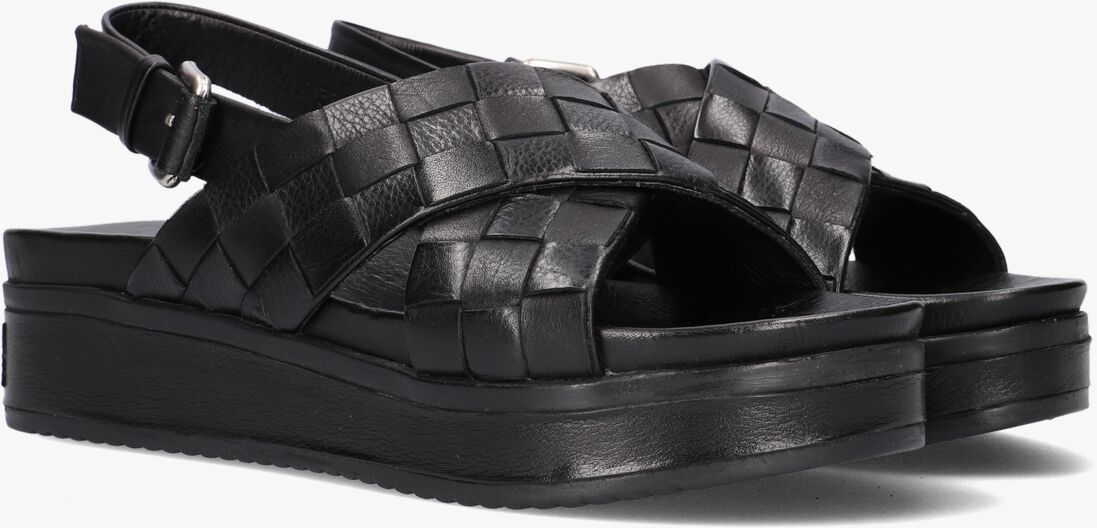 SHABBIES zwarte shabbies sandalen 170020262