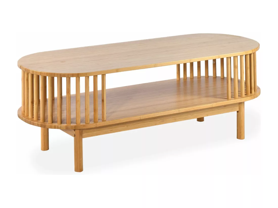 Table Basse Design en Bambou 