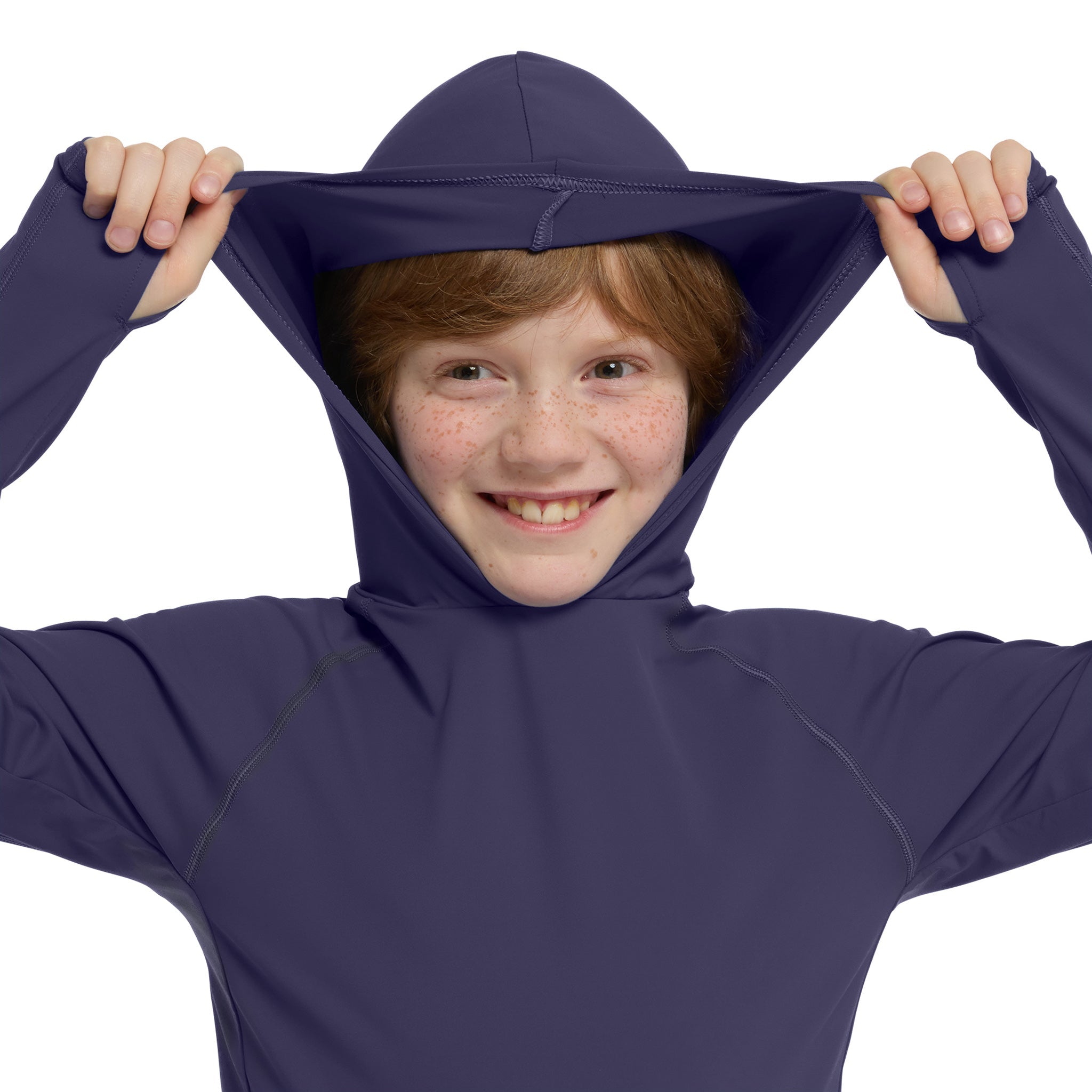 Longsleeve mit Kapuze Lika Tech True navy