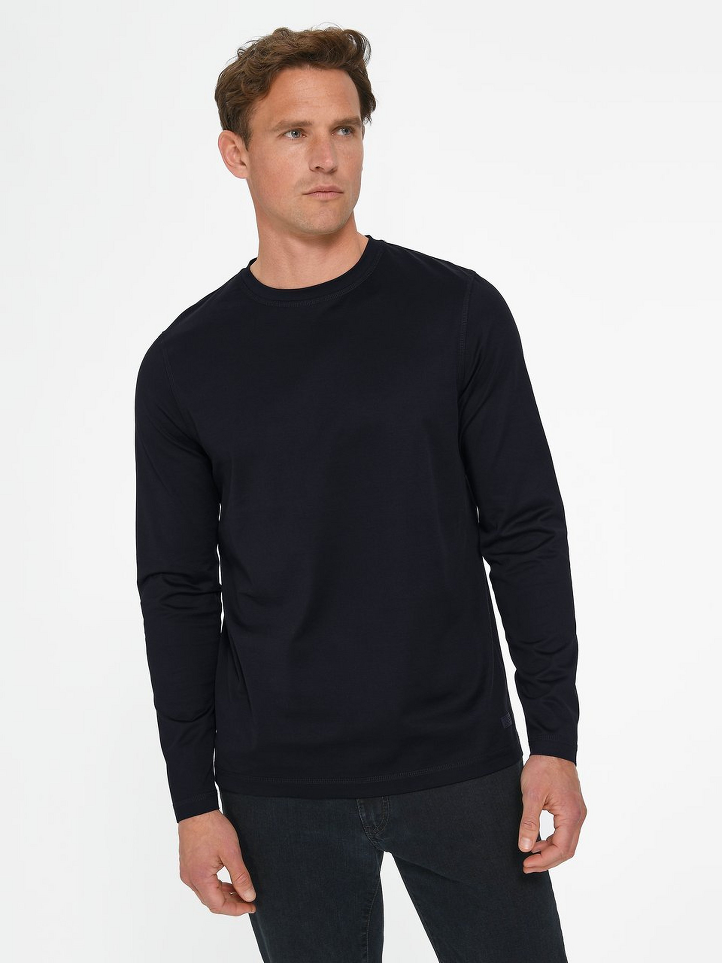 Rundhals-Shirt
