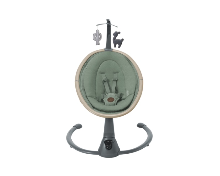 Cassia Elektrische Schaukel 0 - 6 M   0 - 9 kg    Automatische Bewegungserkennung  |    Um 360° drehbarer Sitz  |    12 beruhigende Melodien  |    Besonders geringes Gewicht |