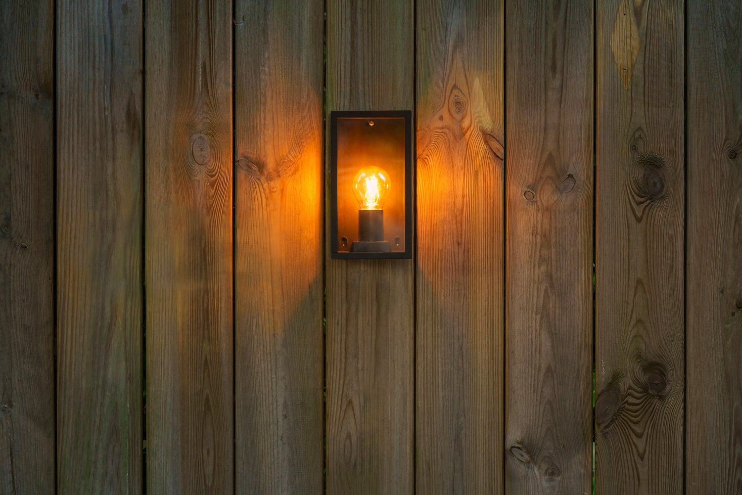 Garden Lights wandlamp Sitta zwart 12 x 12 x 22 cm