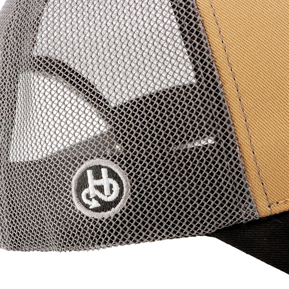 Helstons - Casquette Patch Noir / Beige