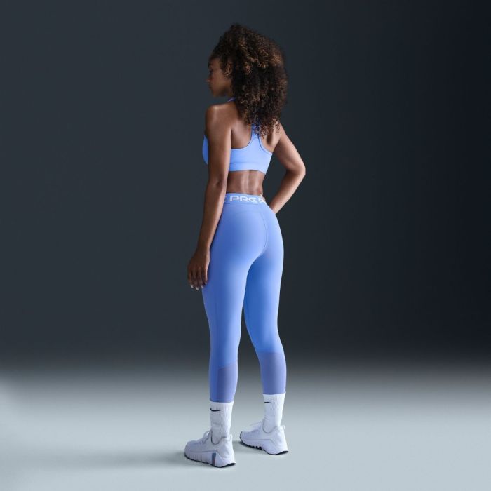 Nike Dame BH Swoosh Medium Support Bra Blå