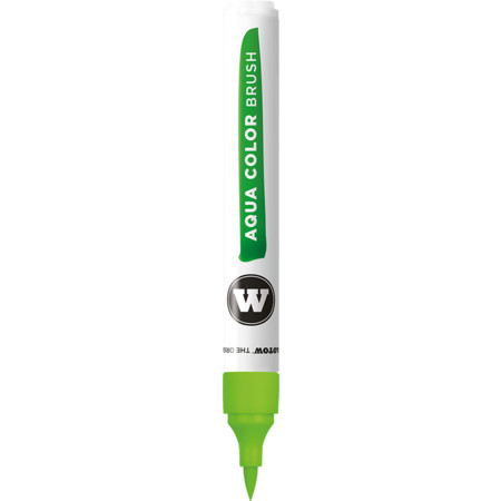 Molotow Aqua Color Brush 1-2 mm by MolotowBrush pen - gelbgrün - 1-2 mm