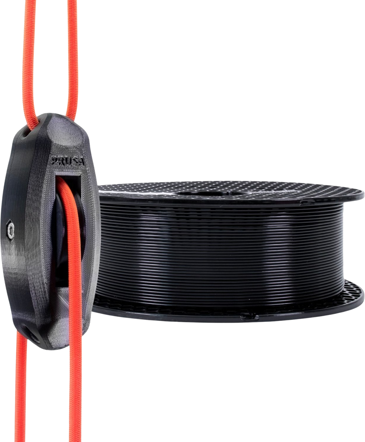 Prusa  Prusament PC Blend Jet Black (NFC), 1,75 mm / 900 g (970 g)    PC Filament für hochbelastbare Funktionsteile in Jet Black