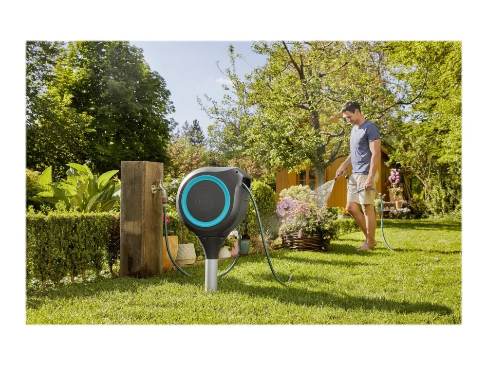 Gardena Haveslangeboks RollUp Turkis - 20 meter
