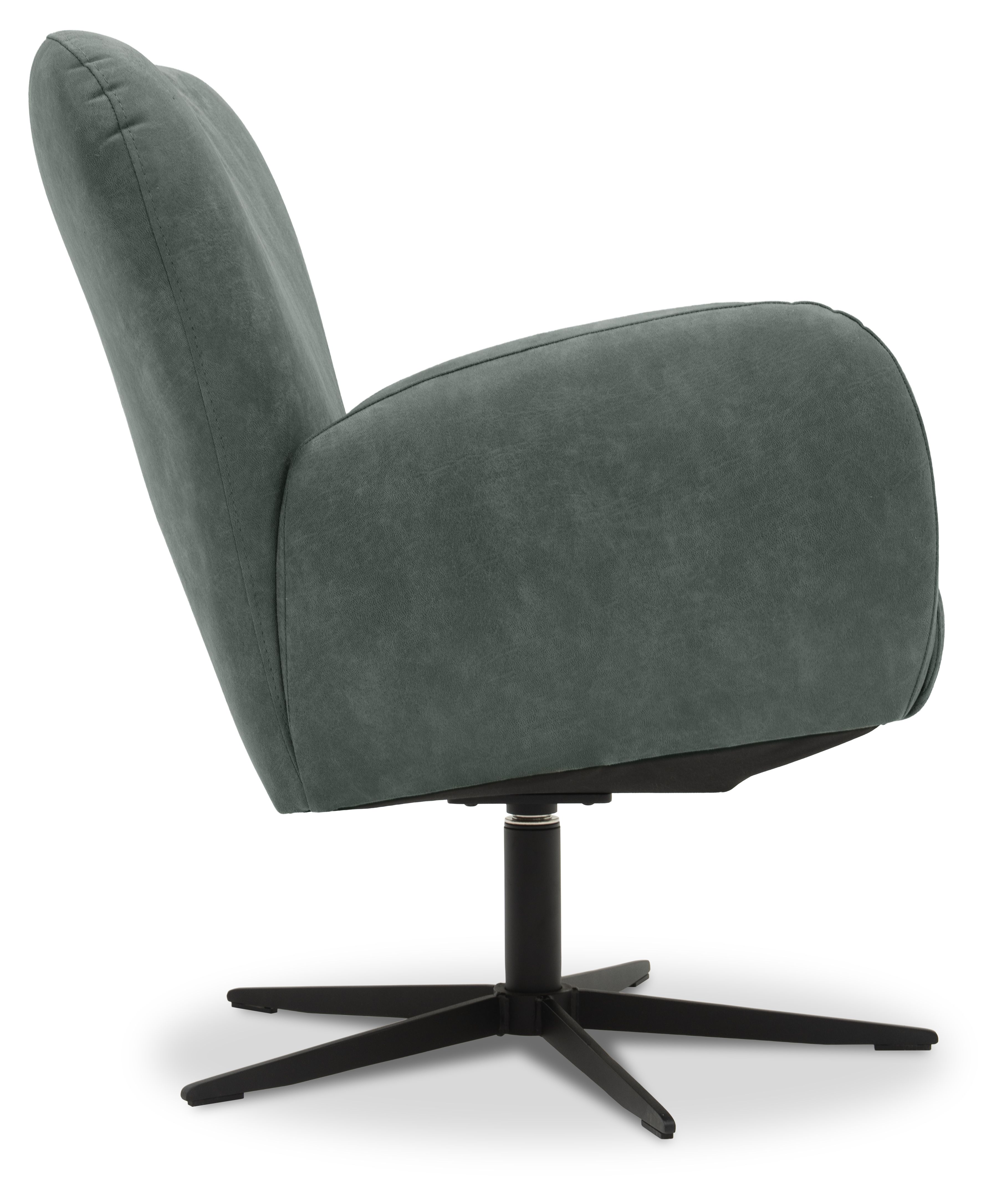 Draaifauteuil Sammy B80 x D85 x H89 cm
