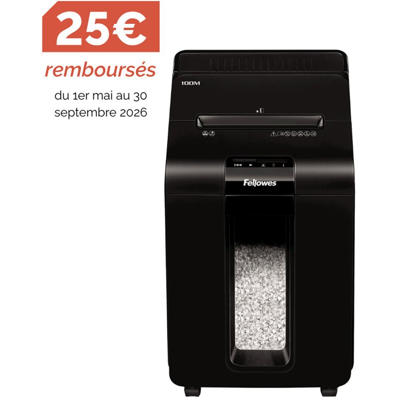 Destructeur Fellowes Automax 100 - coupe micro