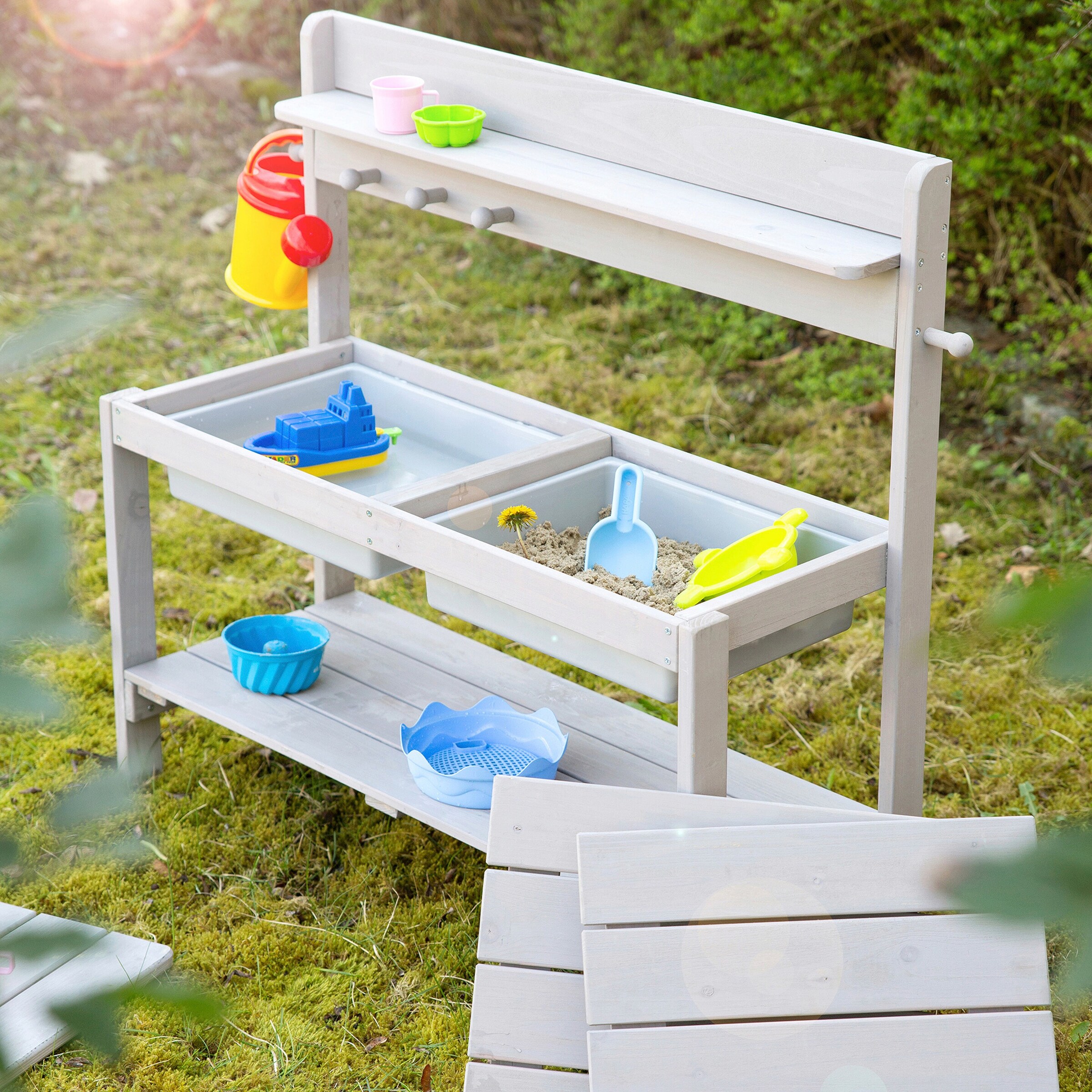 roba Outdoor Kinderküche 'FUN' Outdoor + mit Spielwanne Outdoor +