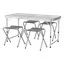 Campingbord med stoler 5 deler