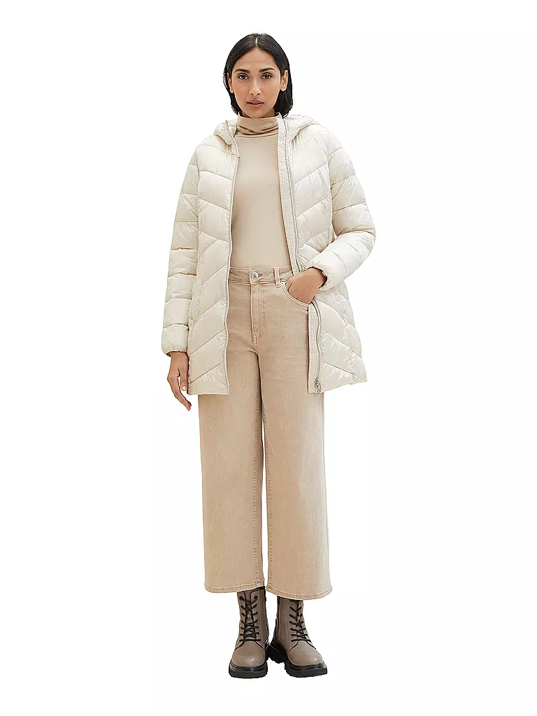TOM TAILOR Steppmantel beige