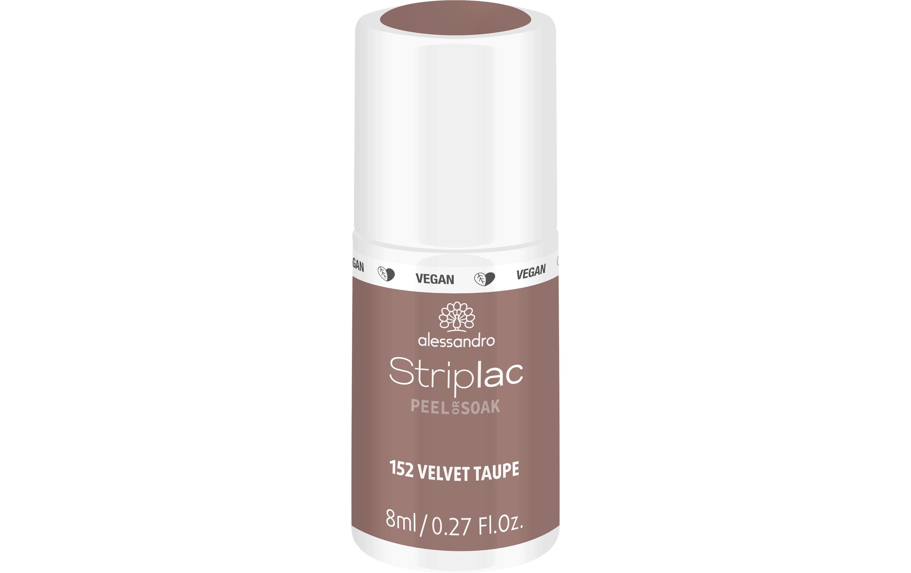 Nagellack Striplac 152 Velvet TaupeKratz- und splitterfester UV-Nagellack