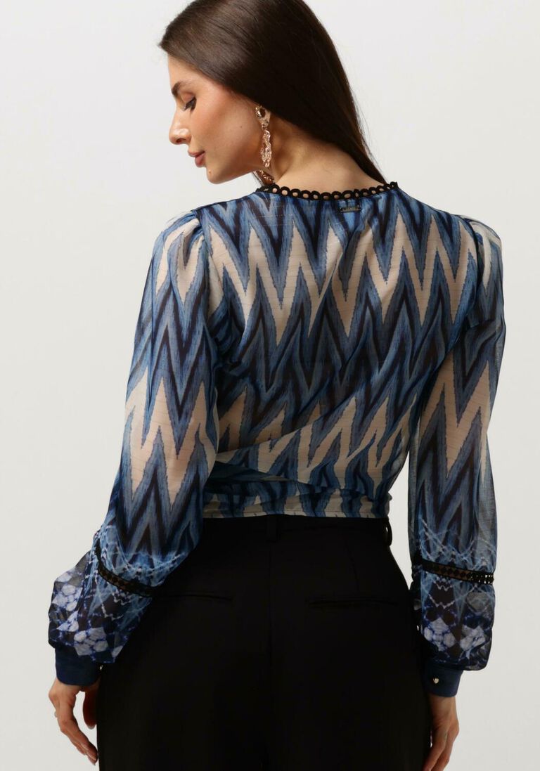 LIU JO blauwe liu jo blouse blusa sunshine