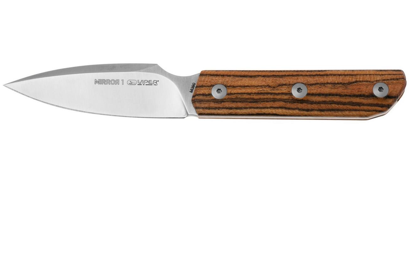 Viper Mirror 1 VT4058BC Böhler M390, Bocote Wood, vaststaand mes