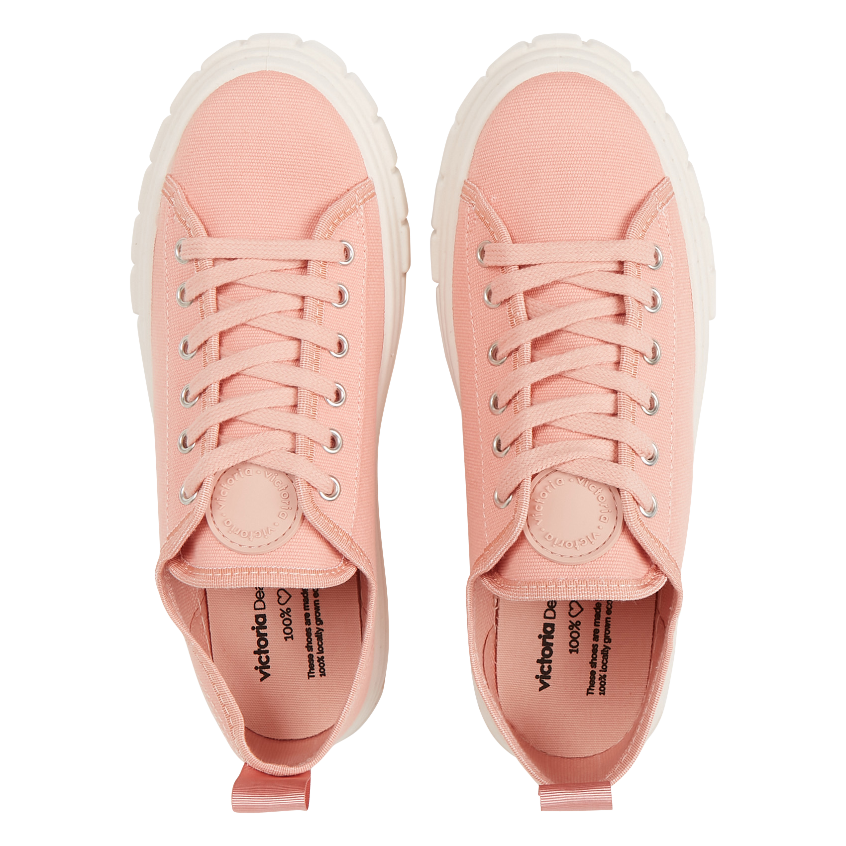 ABRIL LONA RECICLADA - Baskets basses| Rose