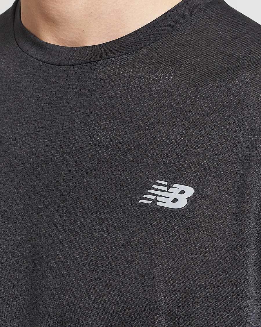 New Balance Running Athletics Short Sleeve T-Shirt Black