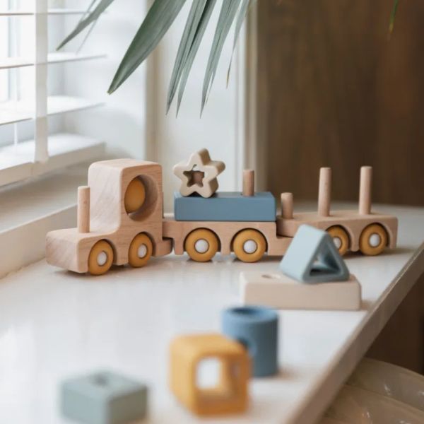 Baby's Only Speelgoedtrein - Hout - Earth