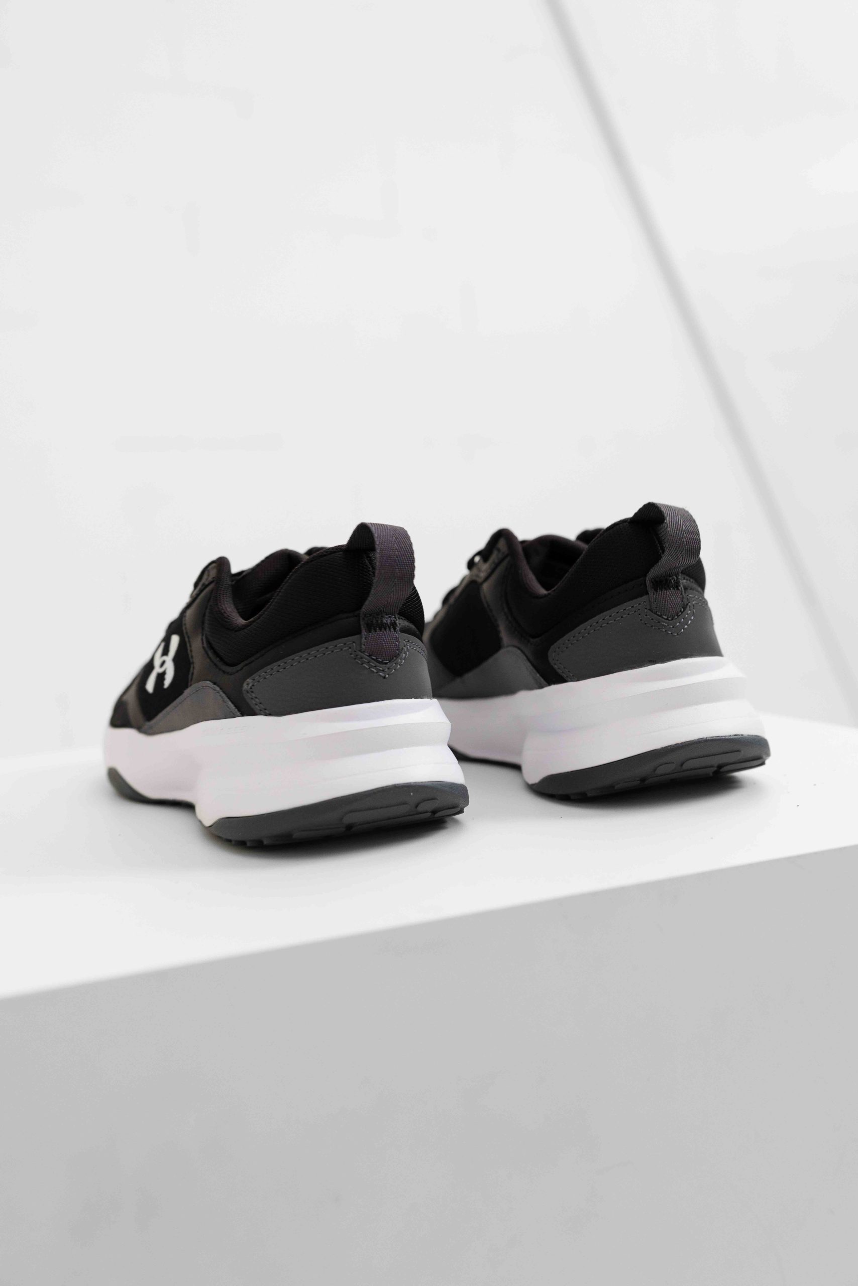 Under Armour Charged Edge Sneakers Heren Zwart/Wit/Grijs
