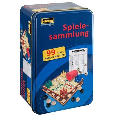 Idena Spielesammlung 99 in Tinbox