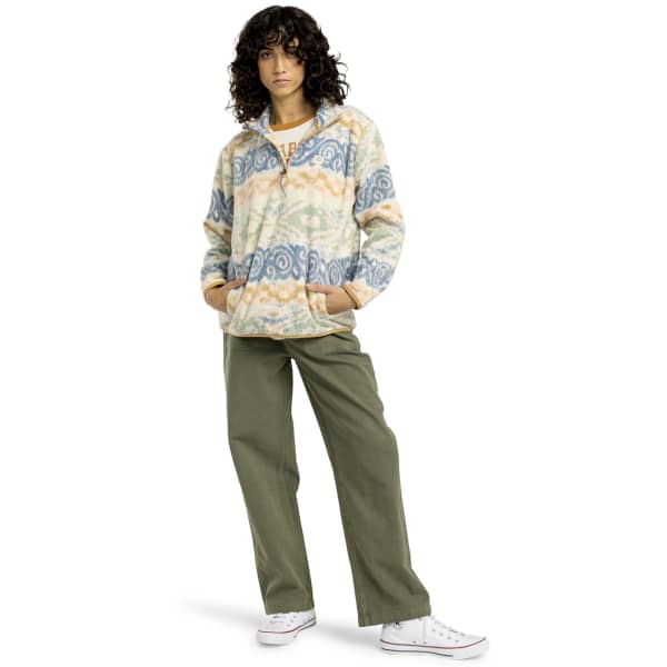 Sweat polaire BILLABONG W BOUNDARY MOCK 3 BLUE HAZE