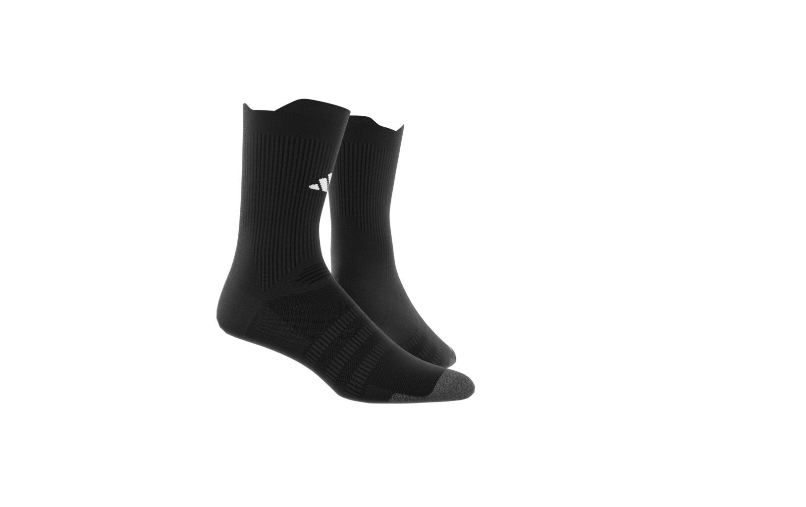 Socken Football Performance Light Crew Schwarz, 46 - 48Fussballsocken