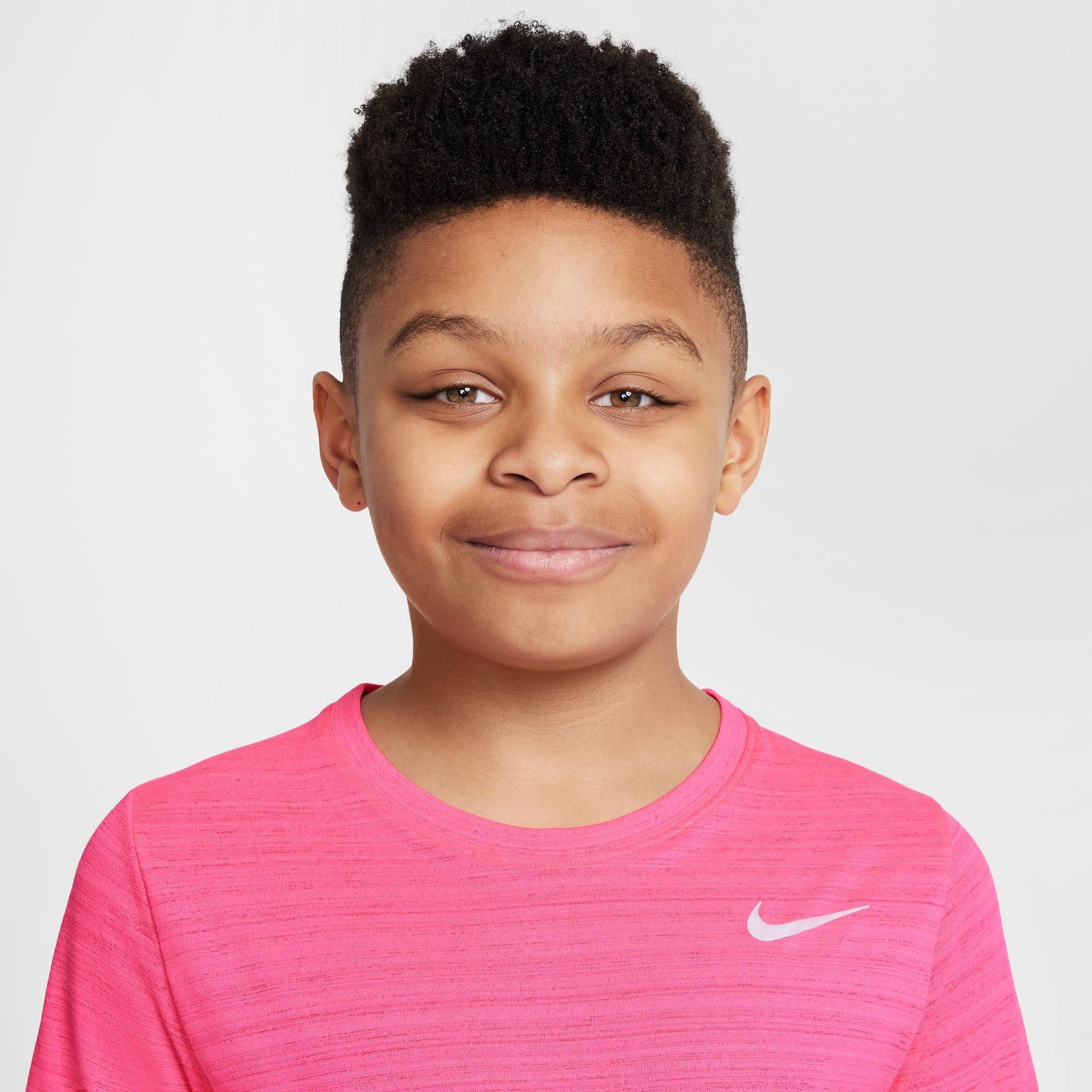 Nike Dri FIT Miler Big Kids(Boys) Training Top