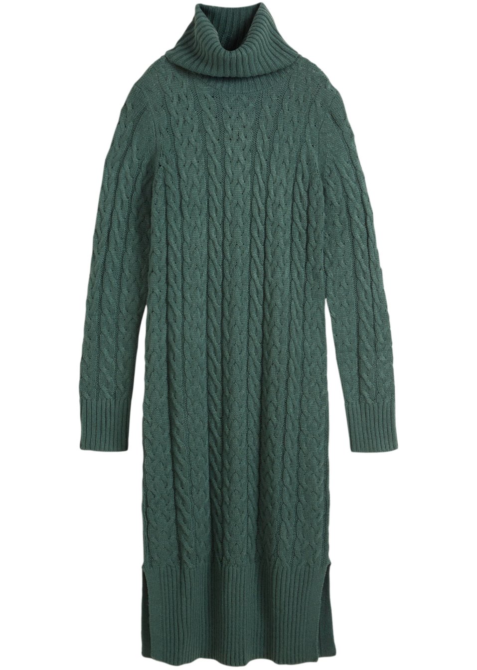 Robe en maille midi structurée