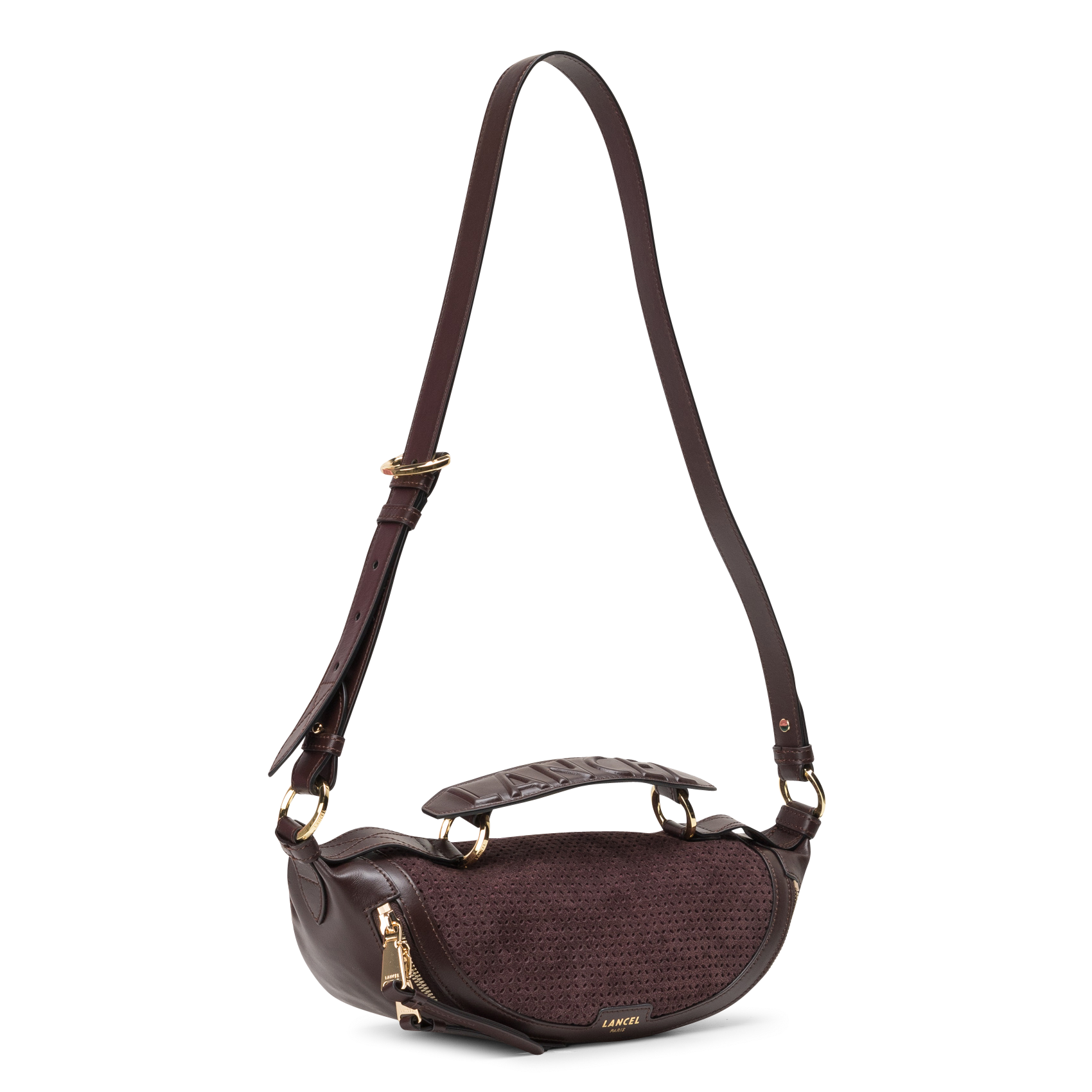 ORIGAMI S - Sac banane en cuir | Marron
