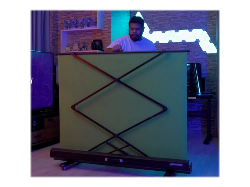 Streamplify Screen Lift - Baggrund - 1.5 m x 2 m - chroma-key - grøn