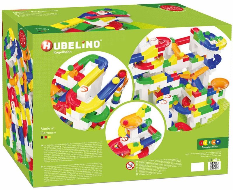 Hubelino - Knikkerbaan - Mega Bouwset - 585dlg.